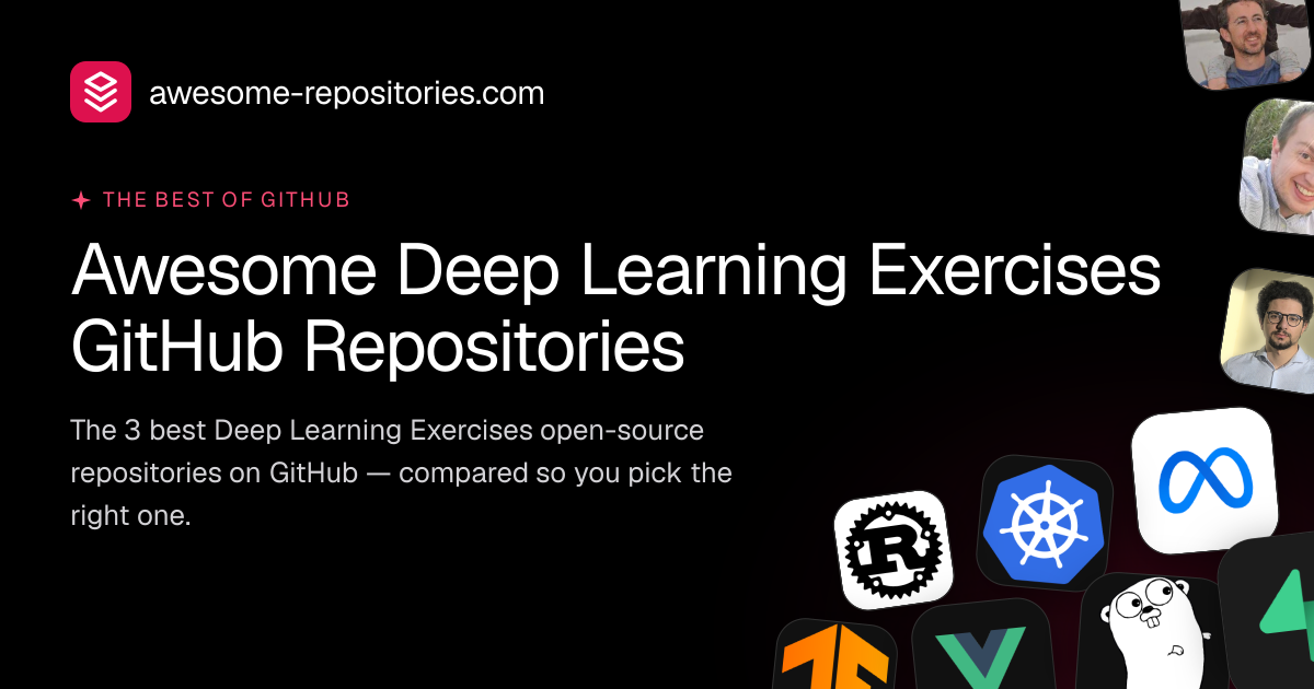 3 Best Deep Learning Exercises GitHub Repos (2026)