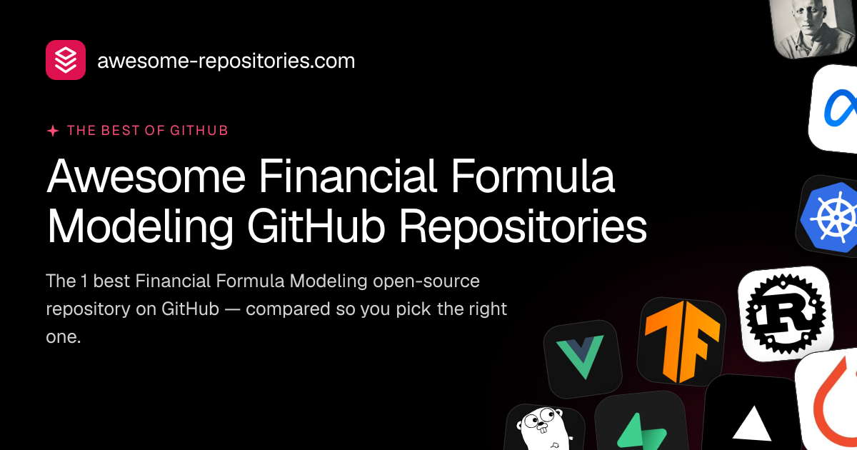 Best Financial Formula Modeling GitHub Repos (2026)